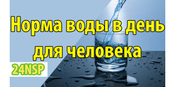 Сколько нужно пить воды в день?