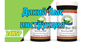 Дикий Ямс инструкция по применению - 24nsp